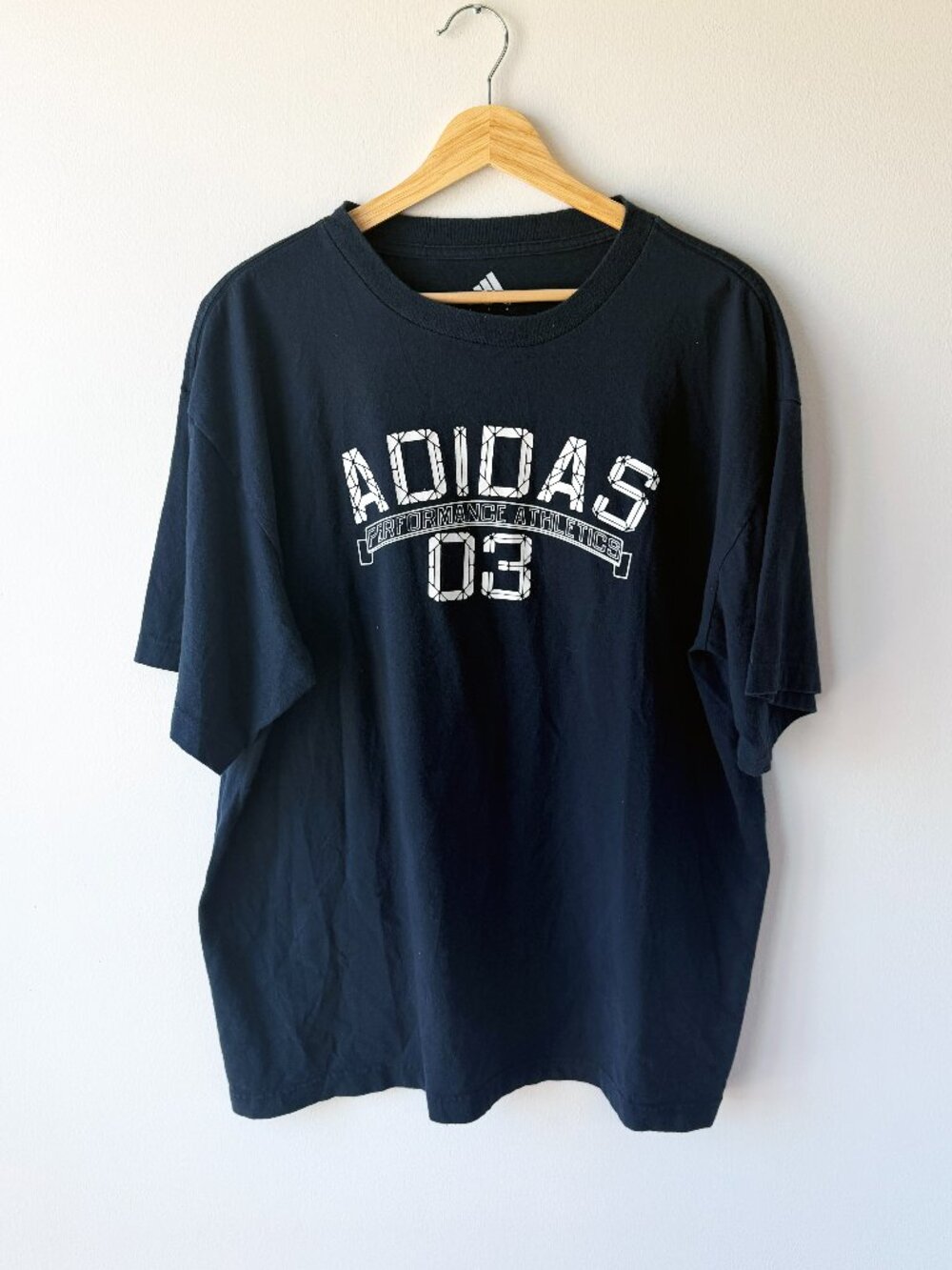 Adidas Y2K Performance Athletics 03 Graphic Tee Tshirt - Large Vintage